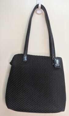 Stone Mountain textur fabric leather bottom handle